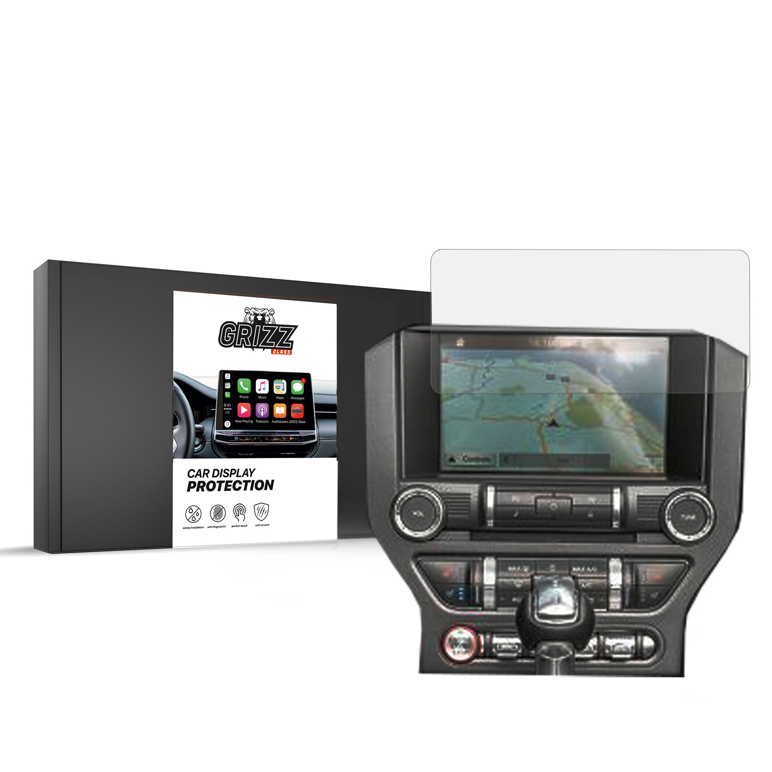 GrizzGlass CarDisplay Protection Ford Mustang 6 2014-2023