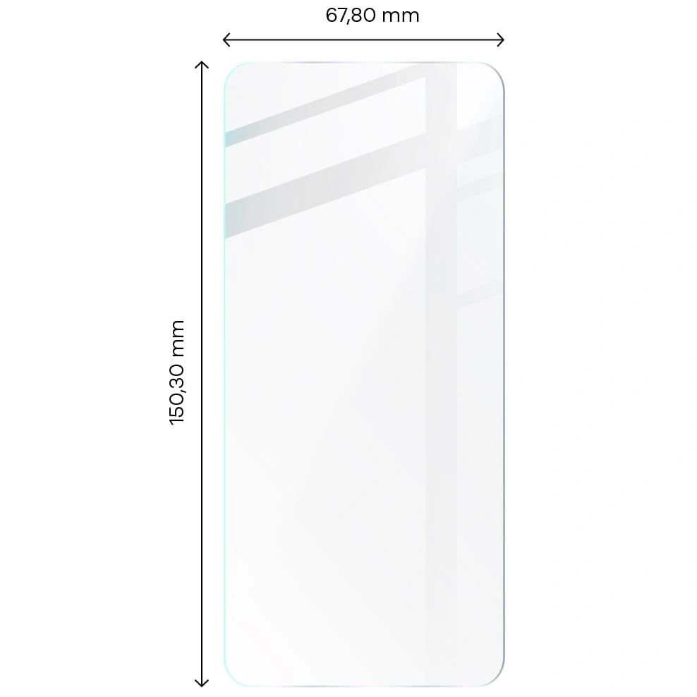 Bizon Glass Clear tempered glass - 3 pcs. + lens glass Samsung Galaxy S21 FE