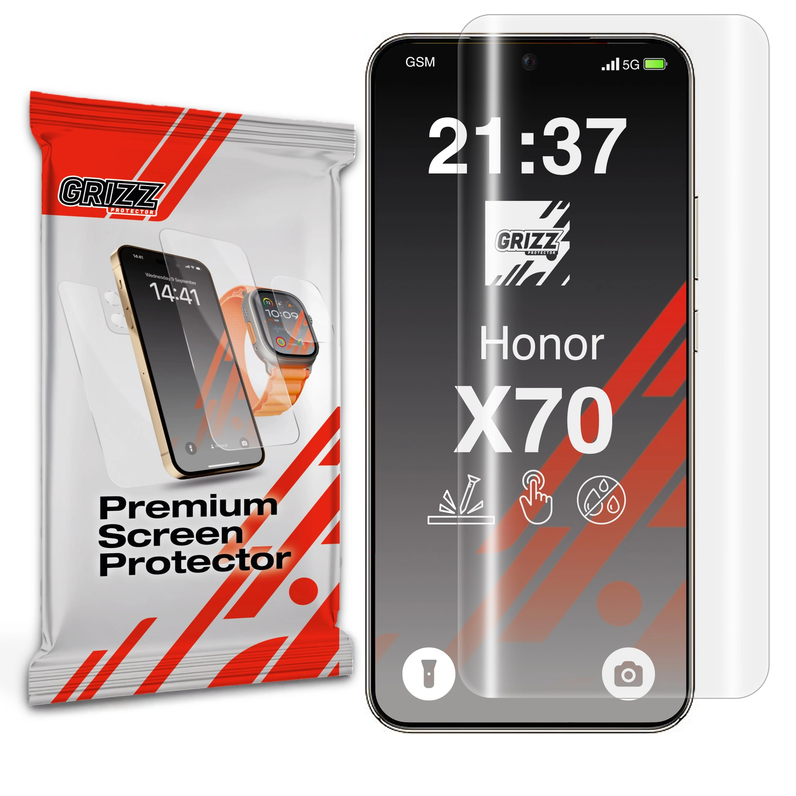 Folia hydrożelowa GrizzGlass Hydrofilm do Honor X70