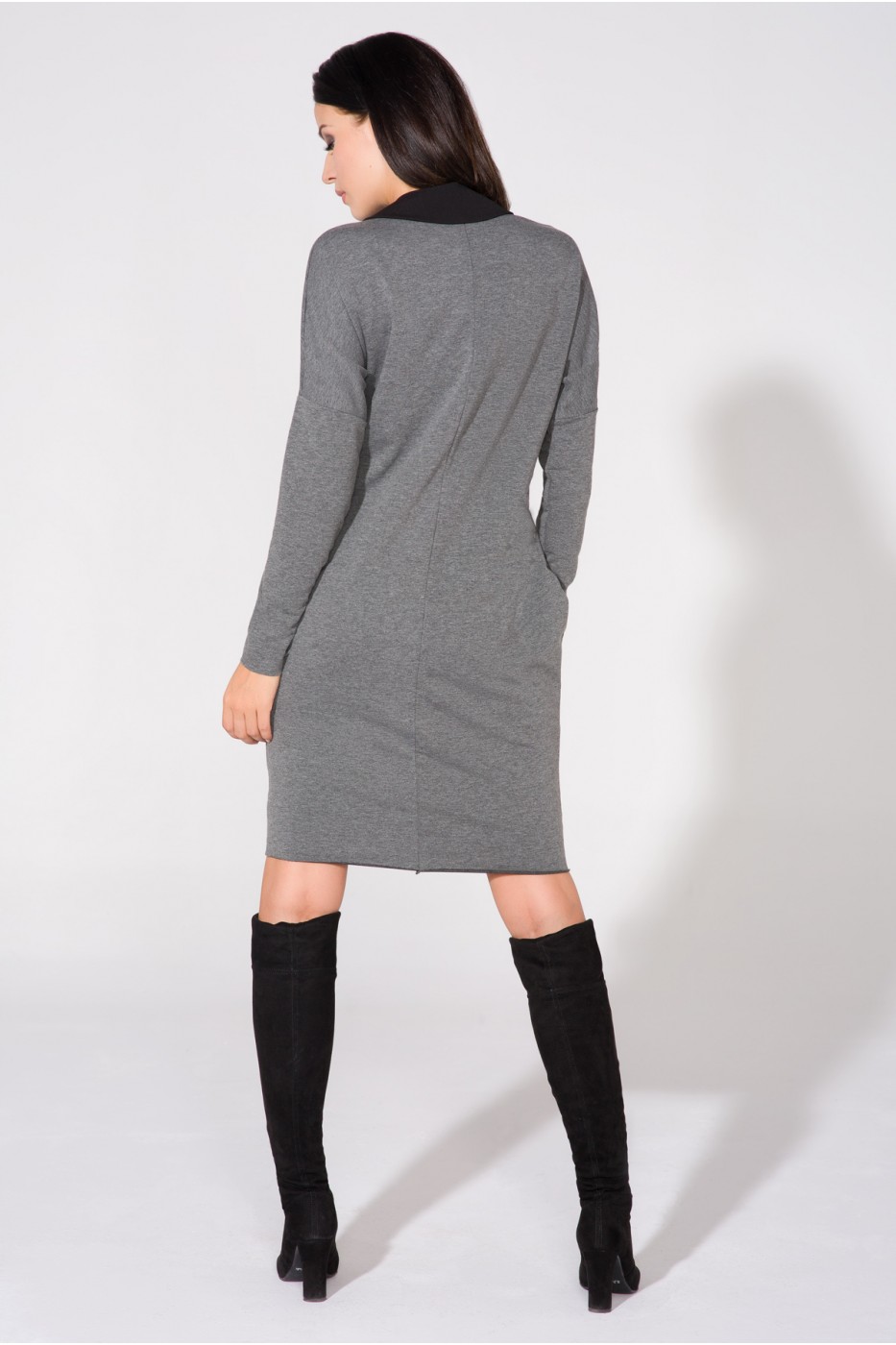 Abendkleid model 61714 Tessita grau Damen