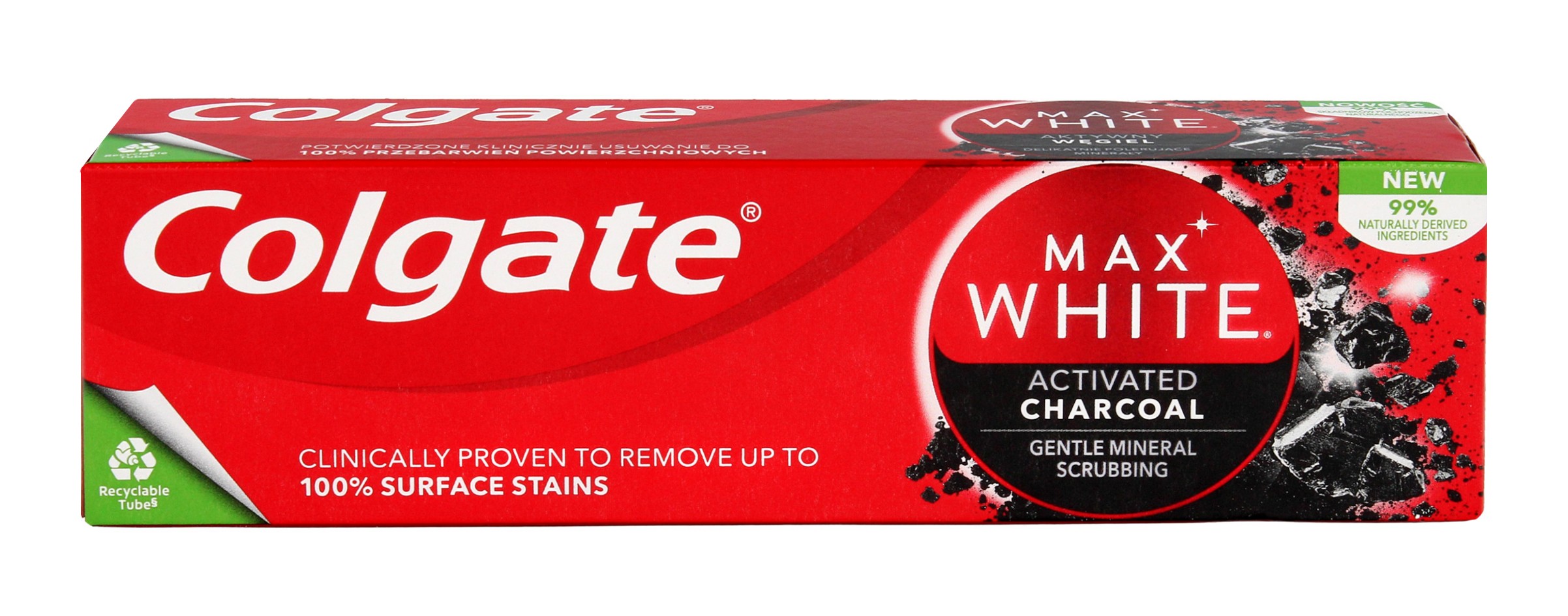 Colgate Pasta do zębów Max White Charcoal  75ml
