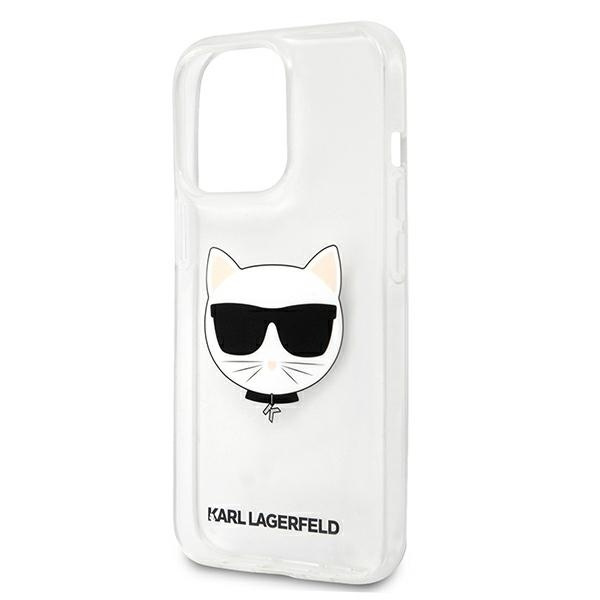 Karl Lagerfeld KLHCP13XCTR Apple iPhone 13 Pro Max hardcase transparent Choupette Head