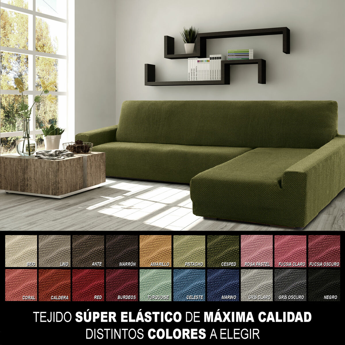 Cover for chaise longue with long right arm Sofaskins NIAGARA 210 - 340 cm Cover for chaise longue with long right arm Sofaskins NIAGARA 210 - 340 cm