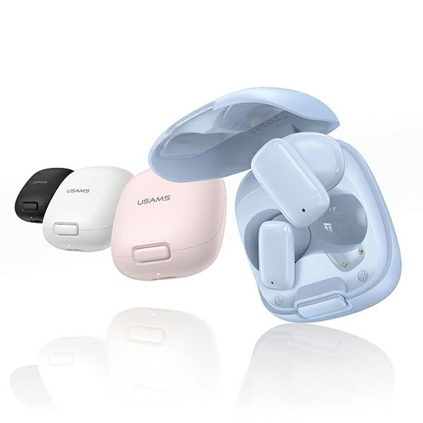 USAMS ID Series ID25 wireless headphones Bluetooth 5.3 TWS white