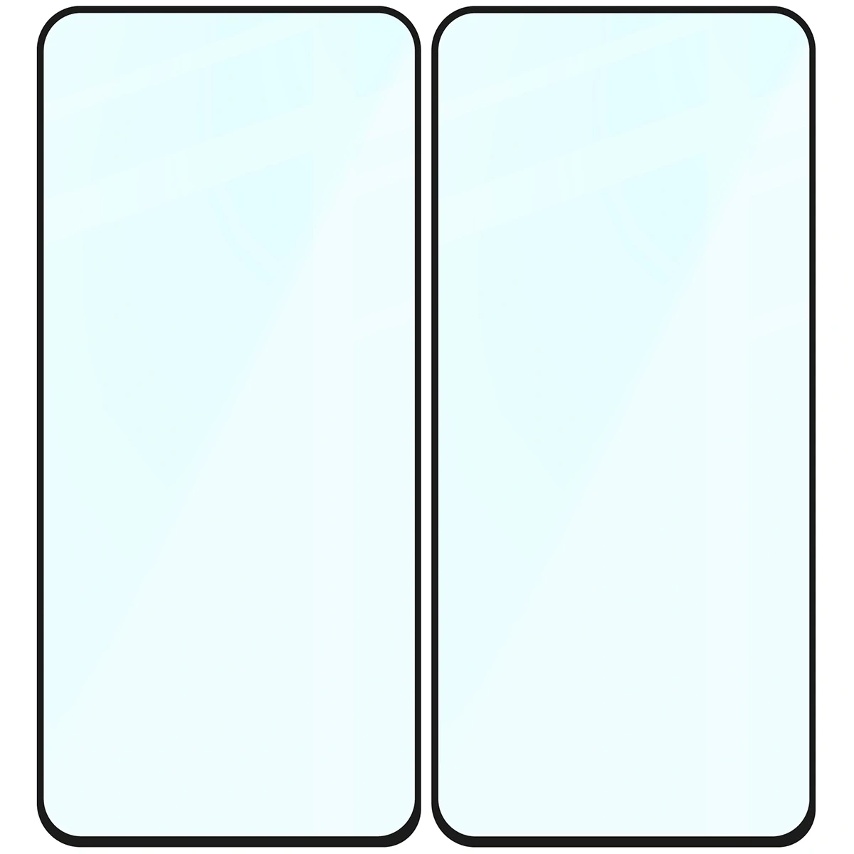 Szkło hartowane Bizon Glass Edge Duo do Samsung Galaxy A54 5G czarna ramka [2 PACK]