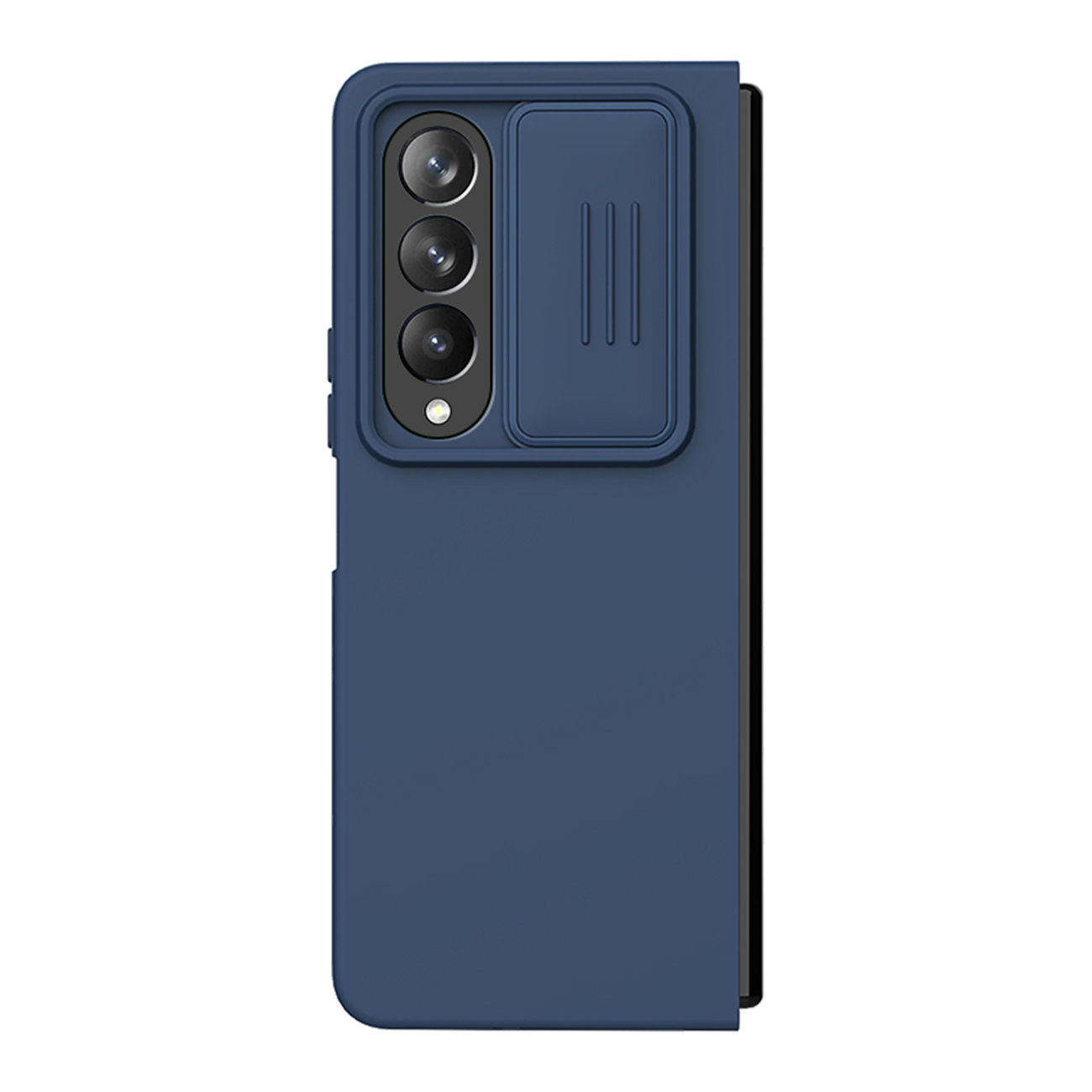 Case Nillkin CamShield Silky Silicone Samsung Galaxy Z Fold 4 blue