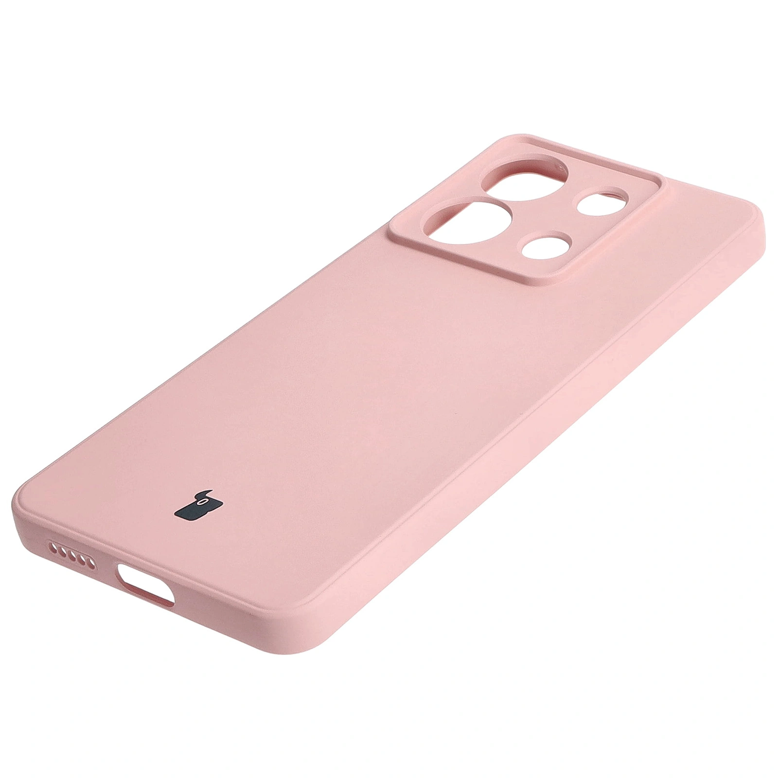 Bizon Case Silicone Sq Xiaomi Poco X6 / Xiaomi Redmi Note 13 Pro 5G light pink
