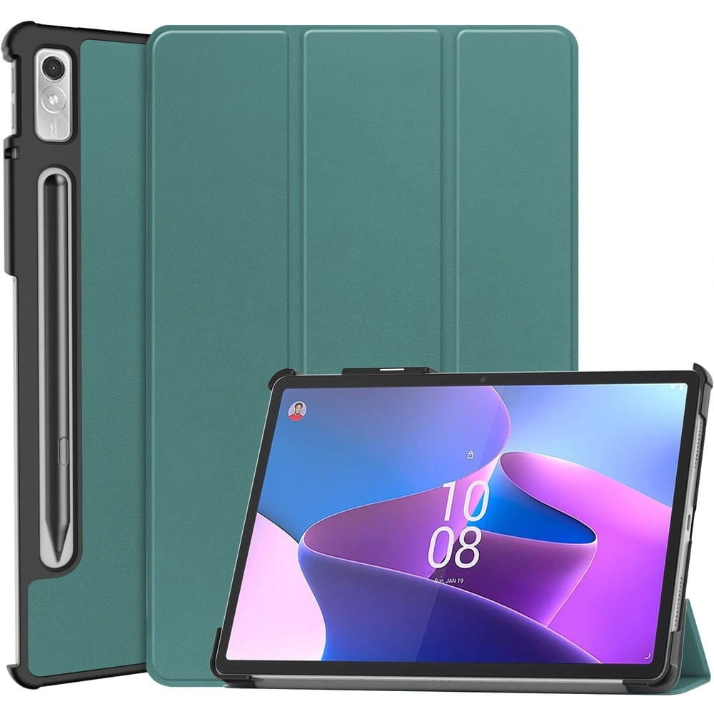 Bizon Case Tab Croc Lenovo Xiaoxin Pad Pro 2022 / P11 Pro Gen 2 dark green