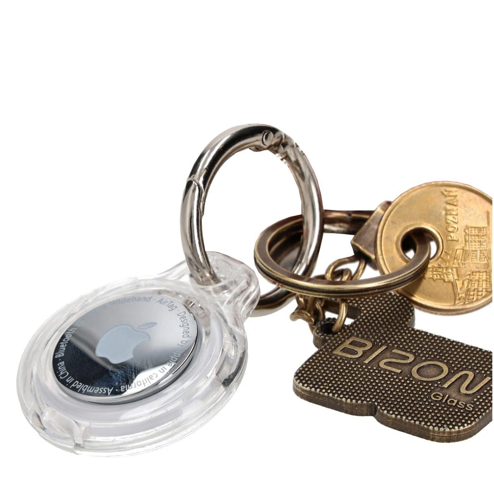 Bizon Case Locator Keychain Apple AirTag clear