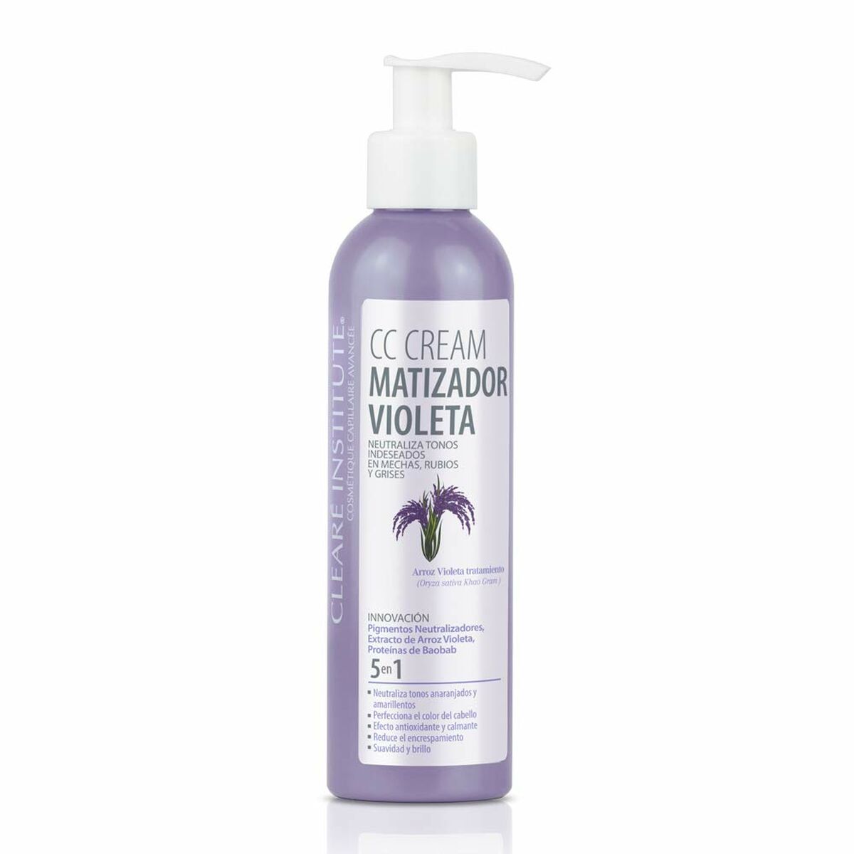 Toner Niwelujący Żółty Odcień Włosów Clearé Institute CC Krem do włosów Włosy blond 200 ml