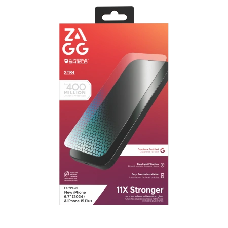 ZAGG InvisibleShield Glass XTR4 Apple iPhone 15 Plus / 16 Plus