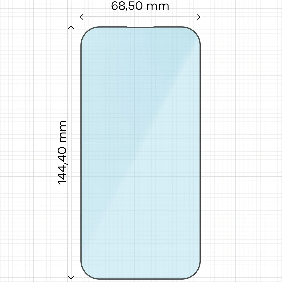 Szkło ochronne 2.5D Bizon Smart Glass do Apple iPhone 14 Pro