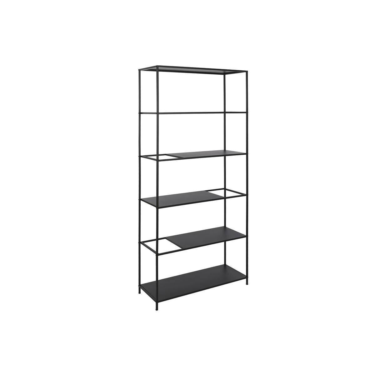 Shelves DKD Home Decor 80 x 30 x 175 cm Black Metal
