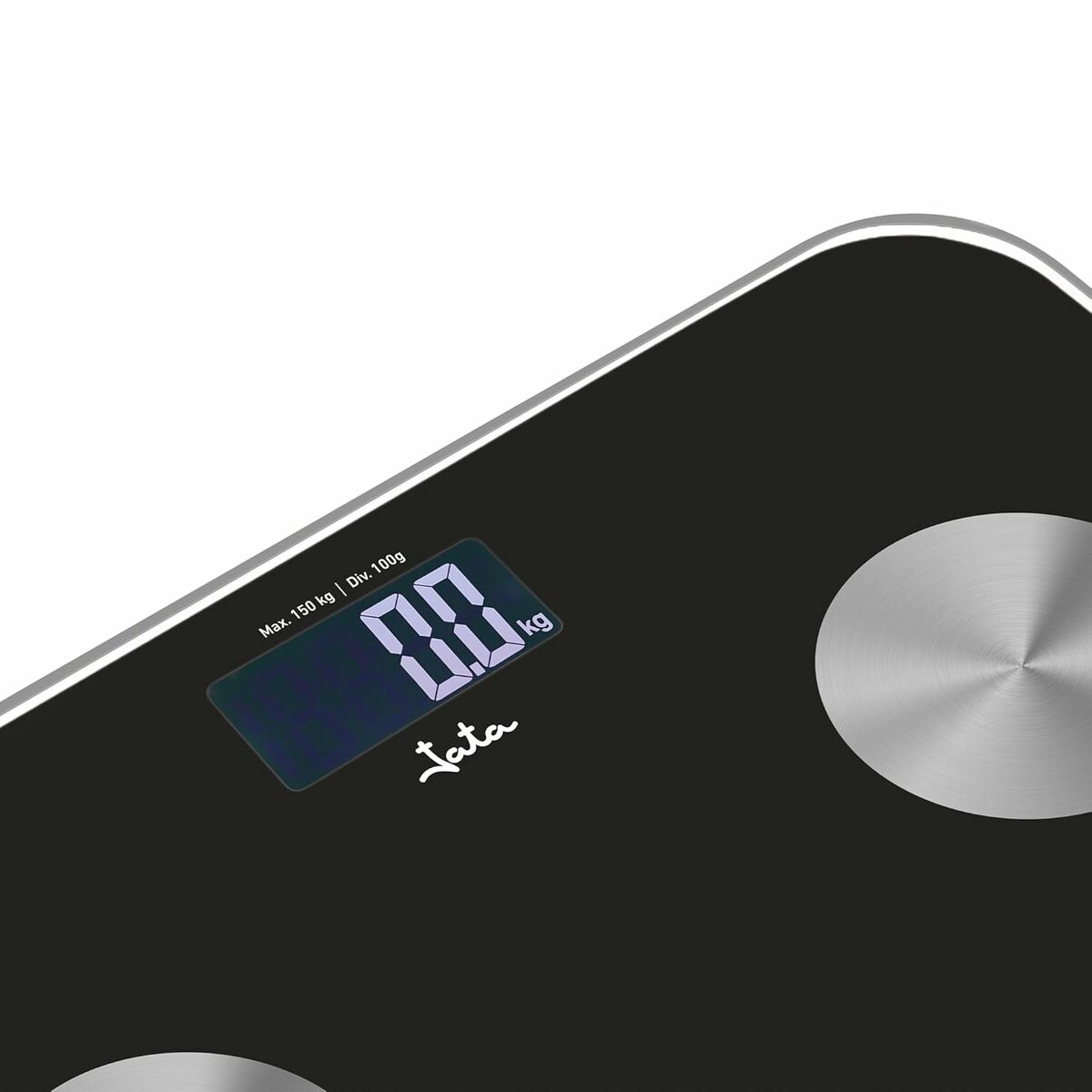 Digital Bathroom Scales JATA HBAS1155 Black Glass Tempered Glass 180 kg Digital Bathroom Scales JATA HBAS1155 Black Glass Tempered Glass 180 kg