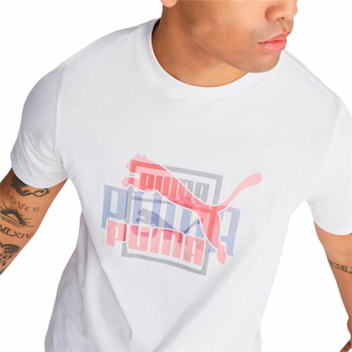 Unisex Short Sleeve T-Shirt Puma Classics White