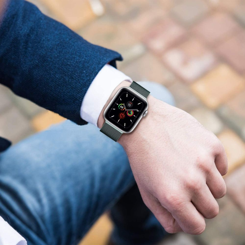 Tech-protect Milaneseband Apple Watch SE/6/5/4 42/44mm Black