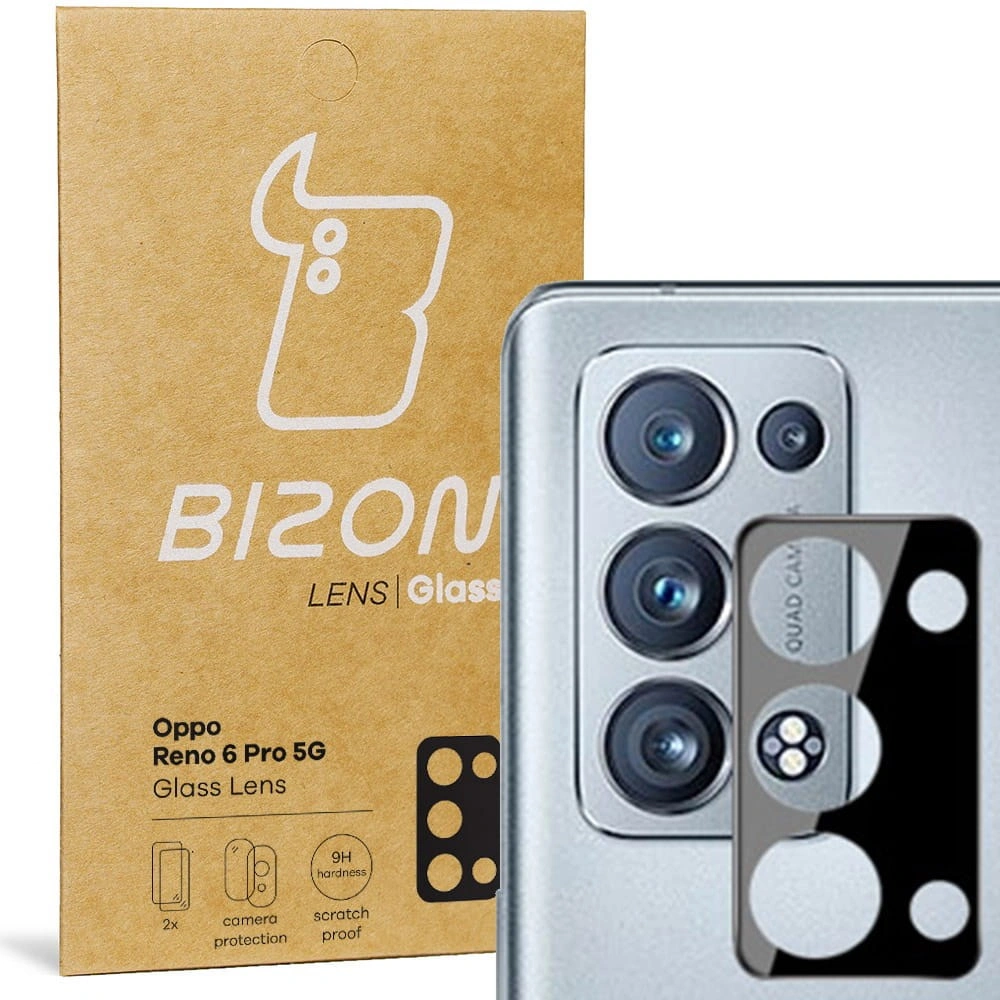 Bizon Glass Lens Oppo Reno 6 Pro 5G [2 PACK]