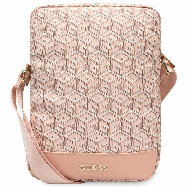 Guess GUTB10HGCFSEP 10 inch pink GCube Stripe Tablet Bag