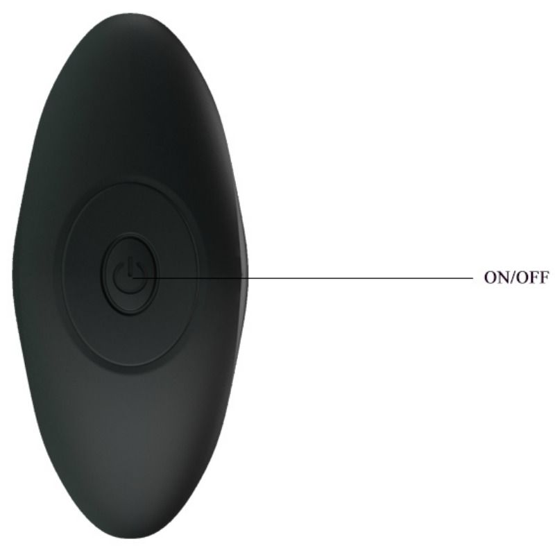 PRETTY LOVE ANAL PLUG MASSAGER BLACK