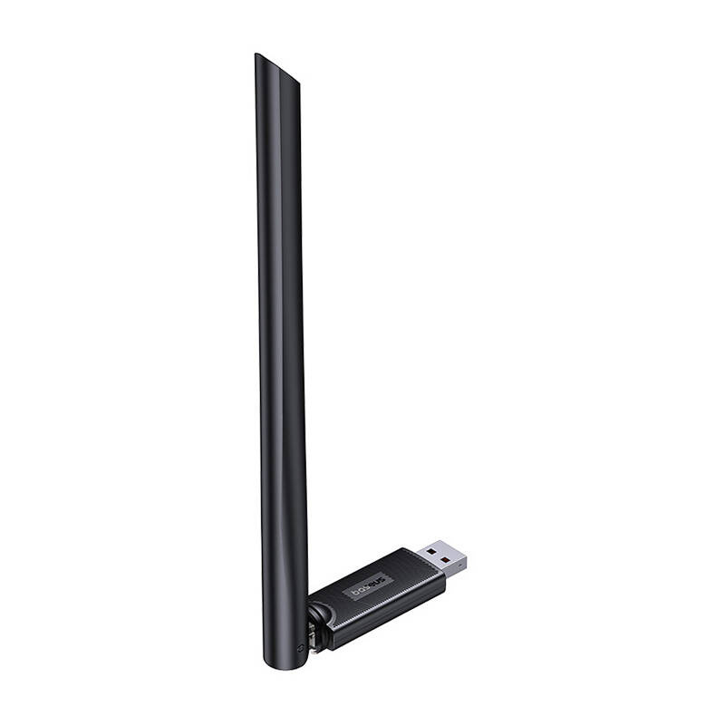 Baseus FastJoy 300Mbps WiFi adapter with antenna black