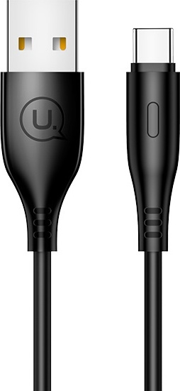 USAMS Cable U18 USB-C 2A Fast Charge 1m black SJ267USB01 (US-SJ267)