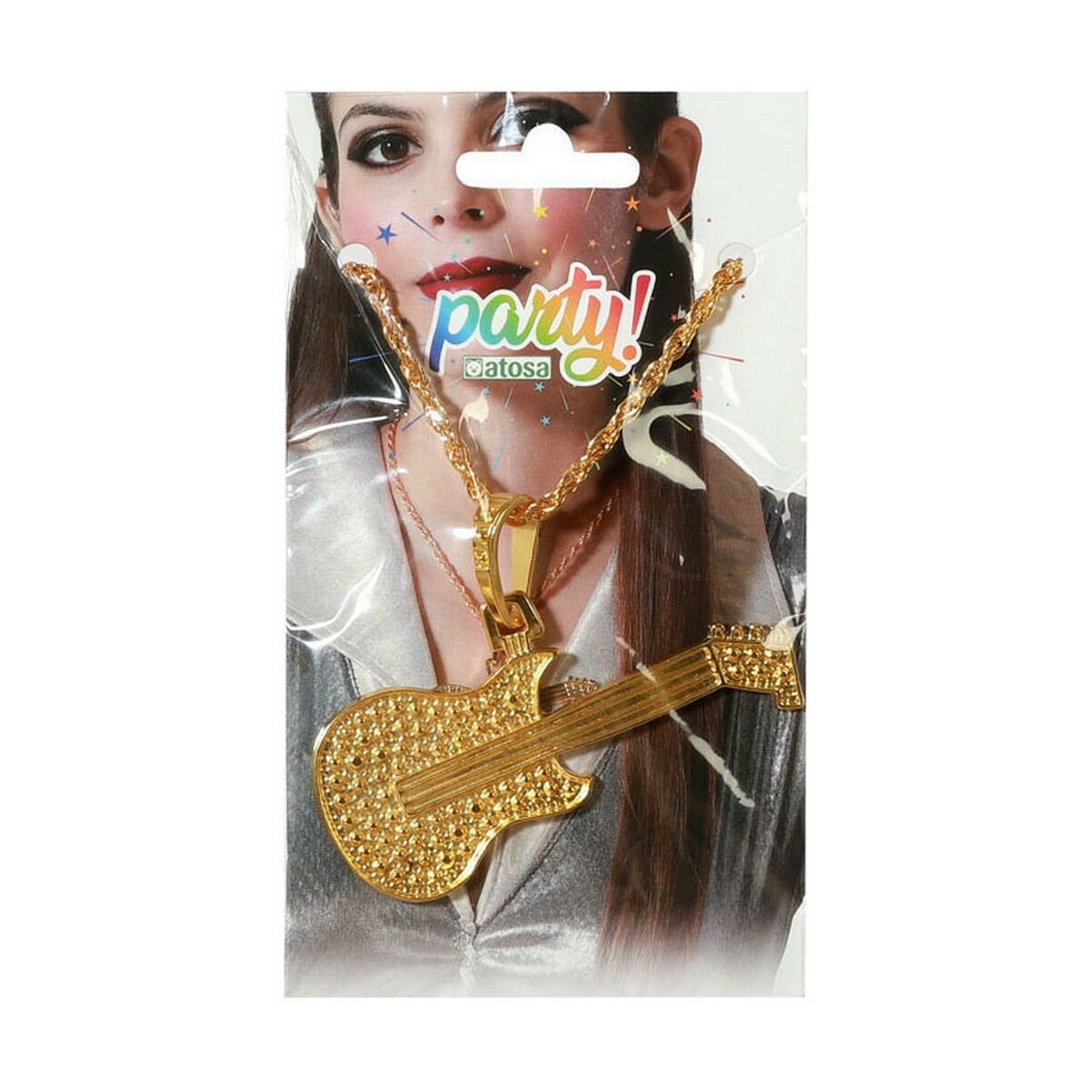 Necklace Costune accessorie Rock Golden