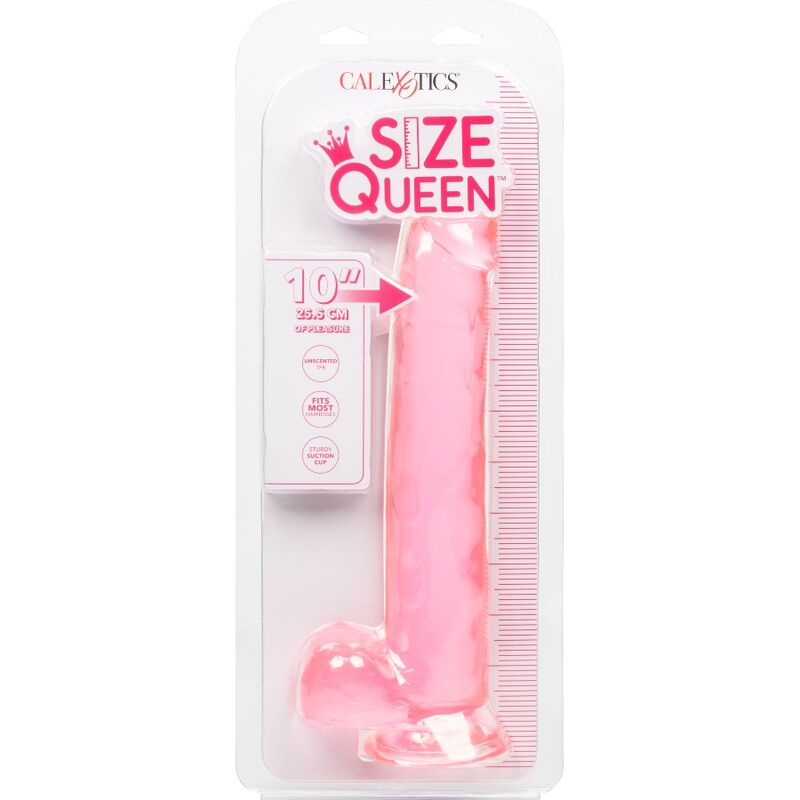 CALEX SIZE QUEEN DILDO - PINK 25.5 CM