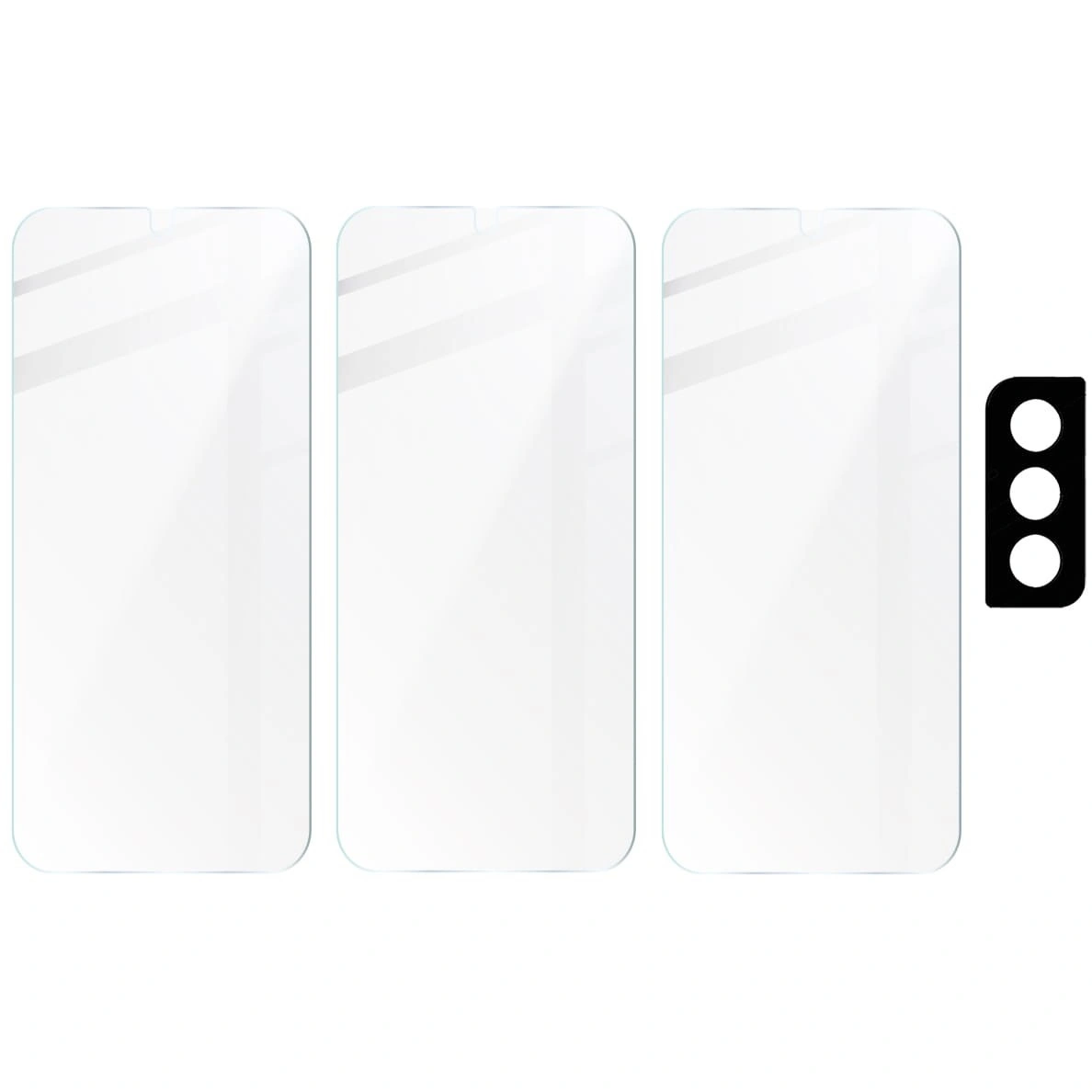 Bizon Glass Clear tempered glass - 3 pcs. + lens glass Samsung Galaxy S21 Plus 5G