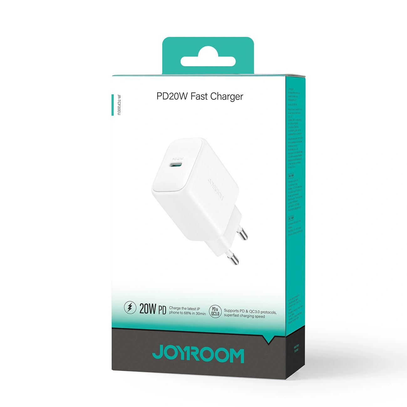 Joyroom JR-TCF20 wall charger USB-C PD 20W white