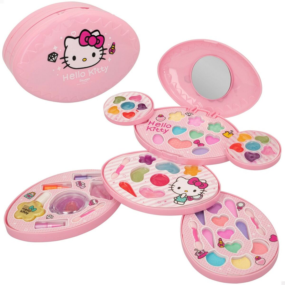Children's Make-up Set Hello Kitty 15,5 x 7 x 10,5 cm 6 Units