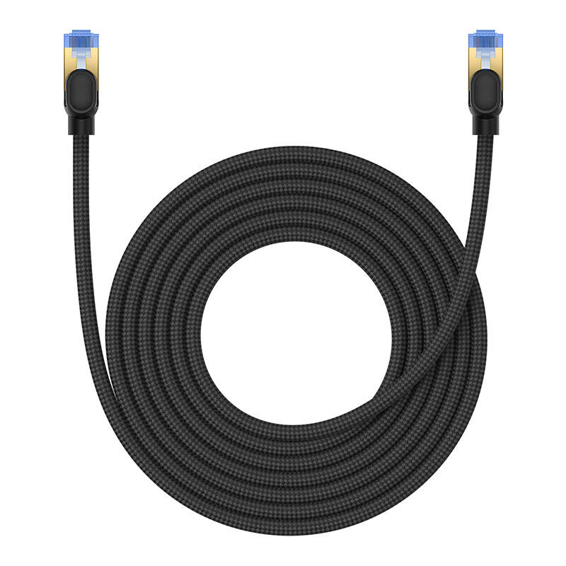 Baseus braided cat 7 Ethernet RJ45, 10Gbps, 5m network cable (black)