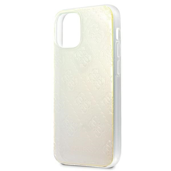 Guess GUHCP12S3D4GIRBL Apple iPhone 12 mini iridescent hardcase 4G 3D Pattern Collection