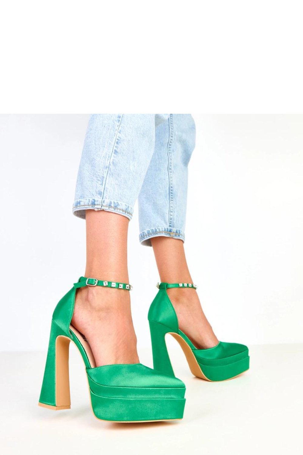  Heel pumps model Solea  green