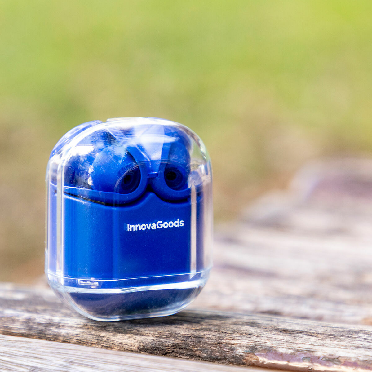 Wireless Headphones Blue InnovaGoods Wireless Headphones Blue InnovaGoods
