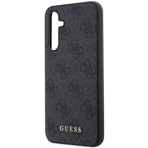 Guess GUHCSA54G4GFGR Samsung Galaxy A54 5G grey hard case 4G Metal Gold Logo