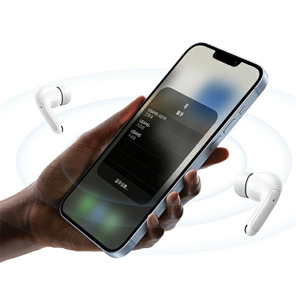 USAMS X-don Series wireless in-ear headphones Dual mic ENC TWS Bluetooth 5.3 white