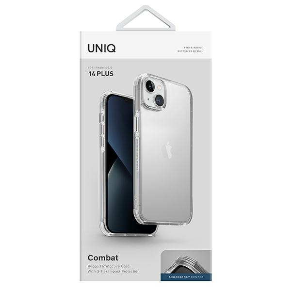 UNIQ Combat Apple iPhone 14 Plus / 15 Plus crystal clear