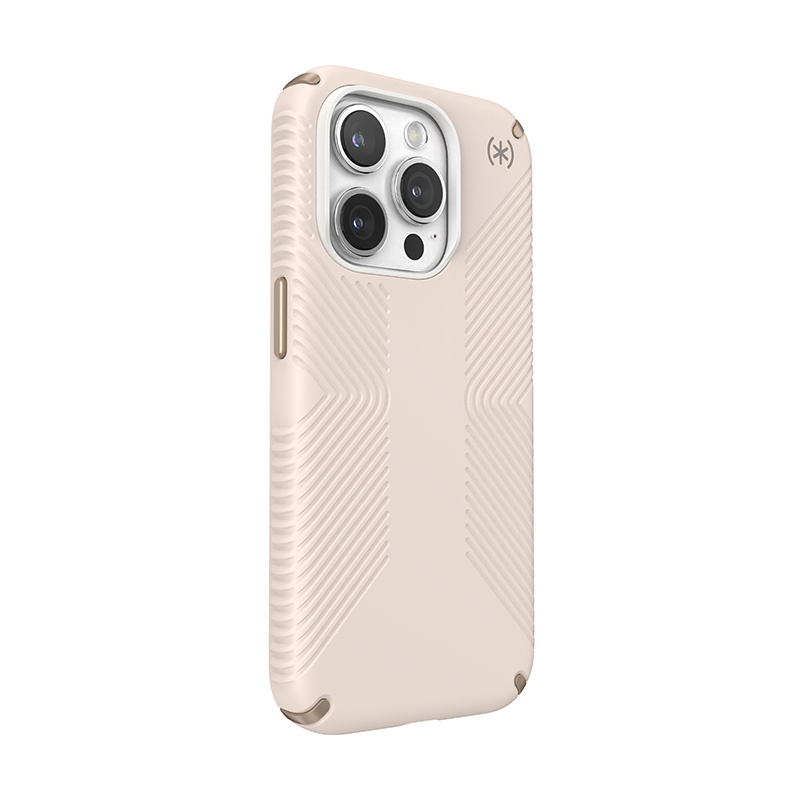 Speck Presidio2 Grip Apple iPhone 15 Pro (Bleached Bone/Heirloom Gold/Hazel Brown)