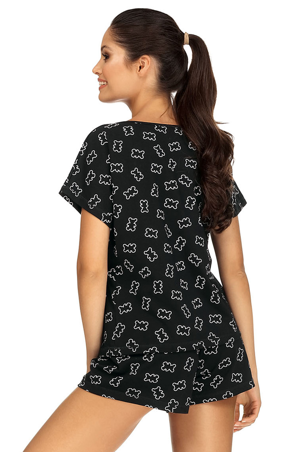 Pyjama model 165689 Lorin schwarz Damen