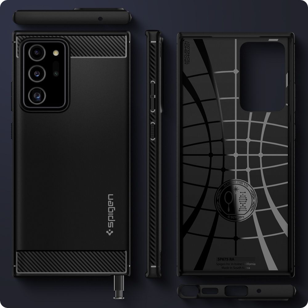 Spigen Rugged Armor Samsung Galaxy Note 20 Ultra Matte Black