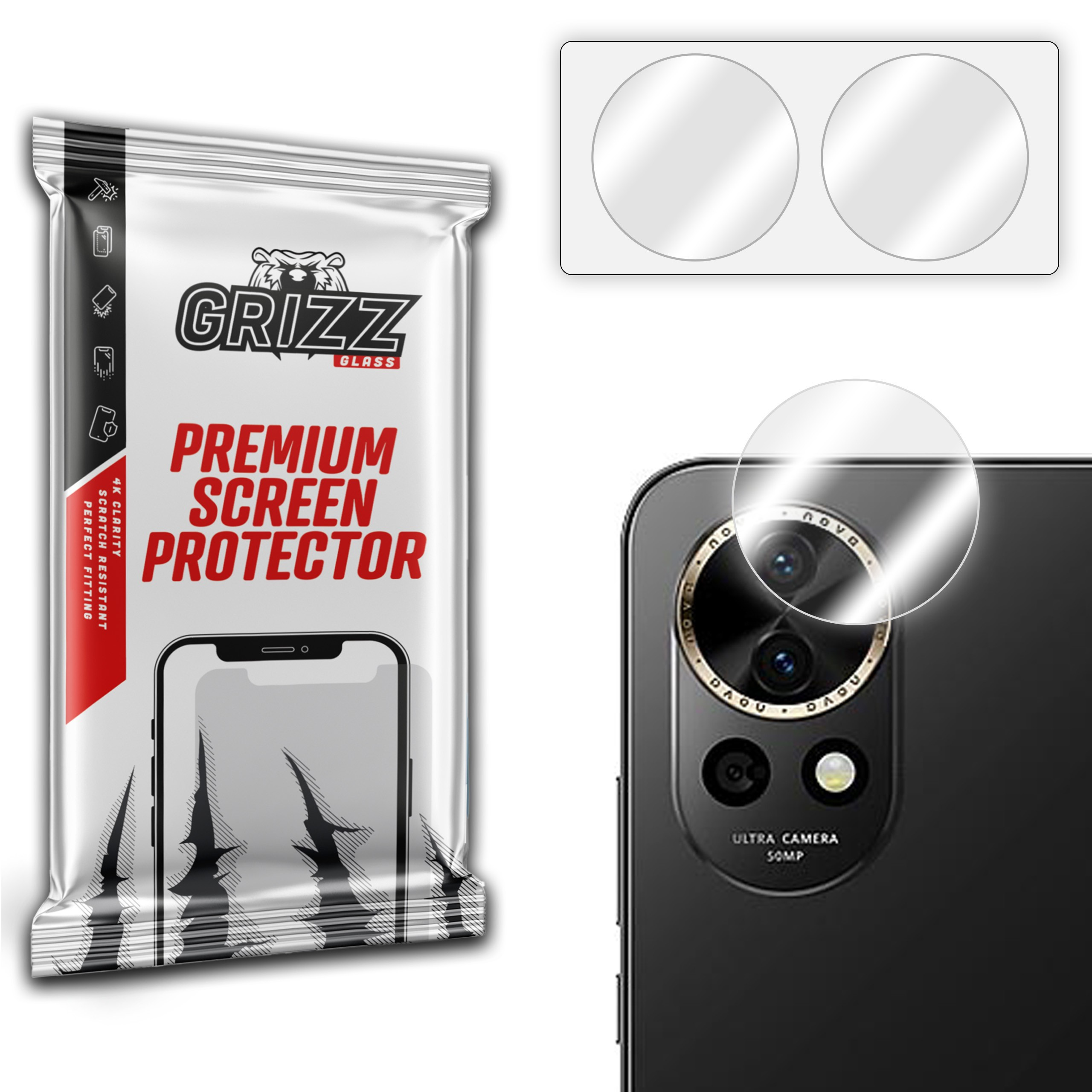 GrizzGlass HybridGlass Camera Huawei nova 12