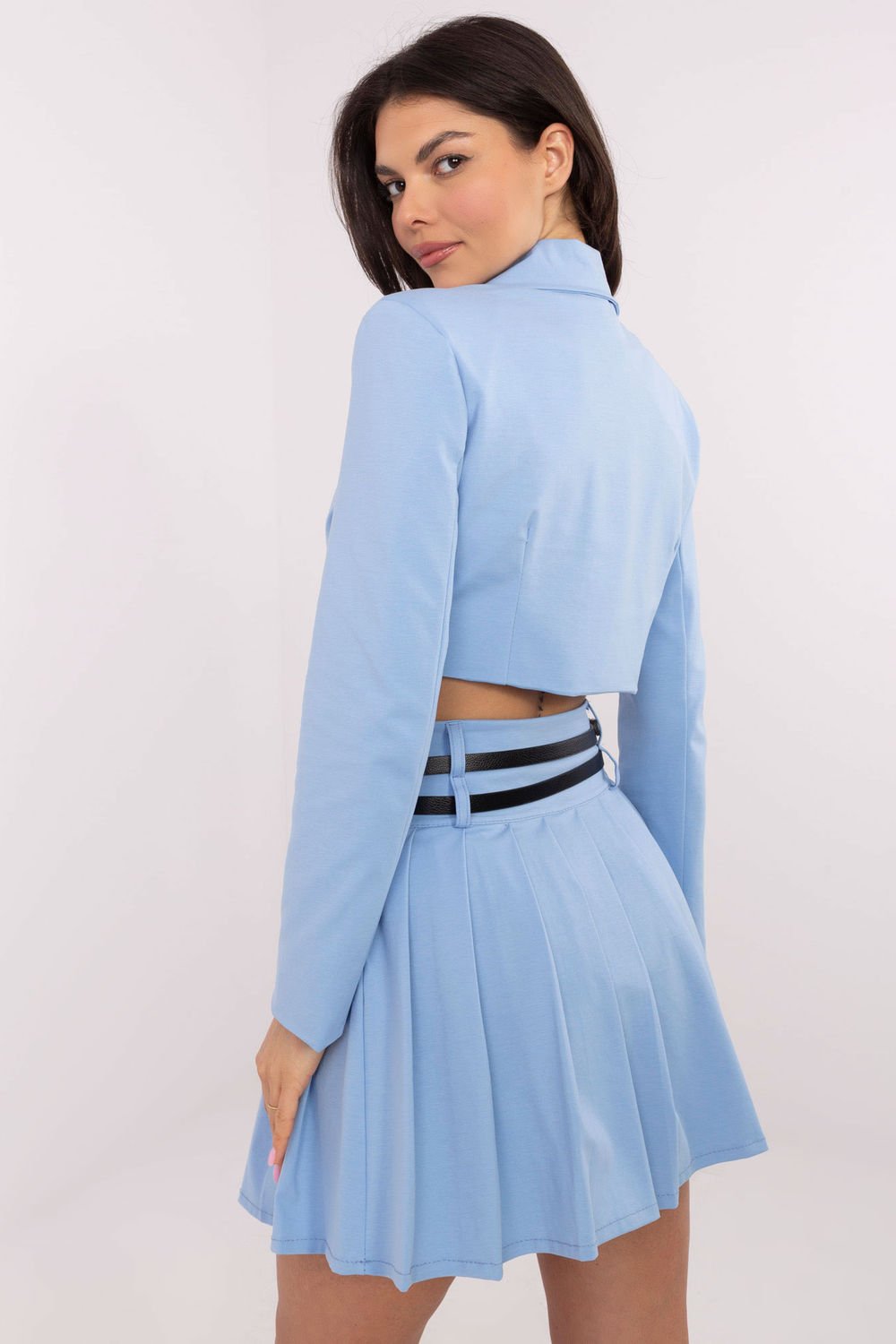  Short skirt model 206388 Italy Moda  blue
