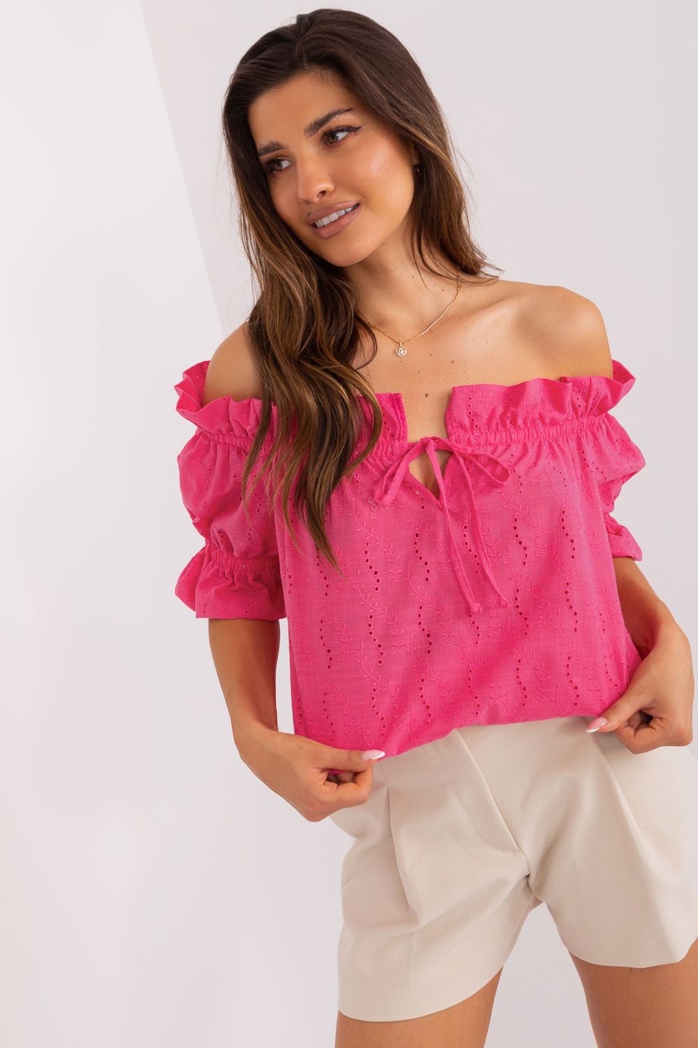  Blouse model 182270 Lakerta  pink