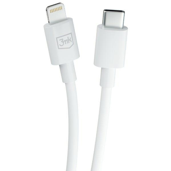 3MK cable Hyper USB-C / Lightning 20W 1.2m white