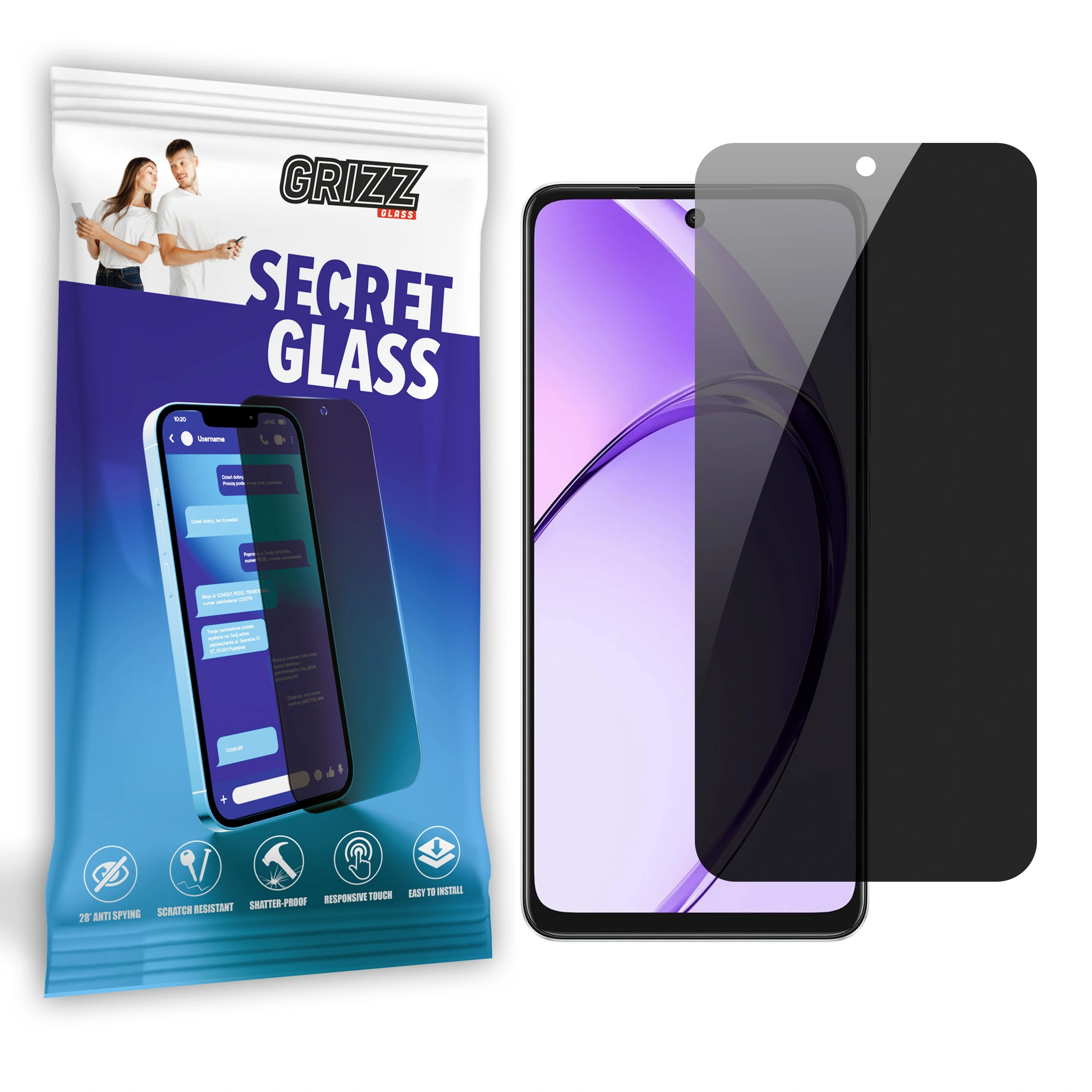 GrizzGlass SecretGlass Oppo A3x 5G