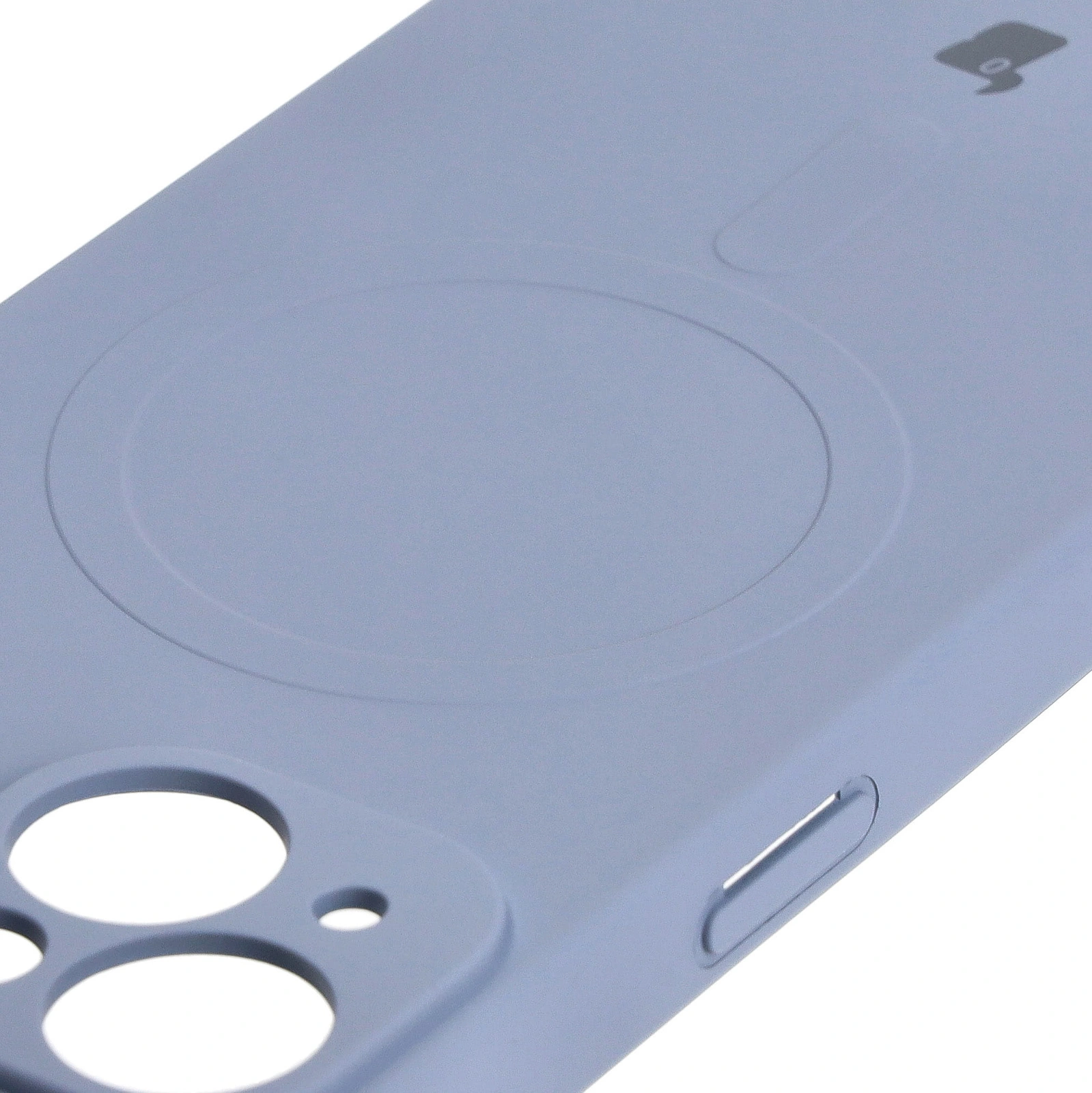 Bizon Case Silicone Magnetic Apple iPhone 15 grey