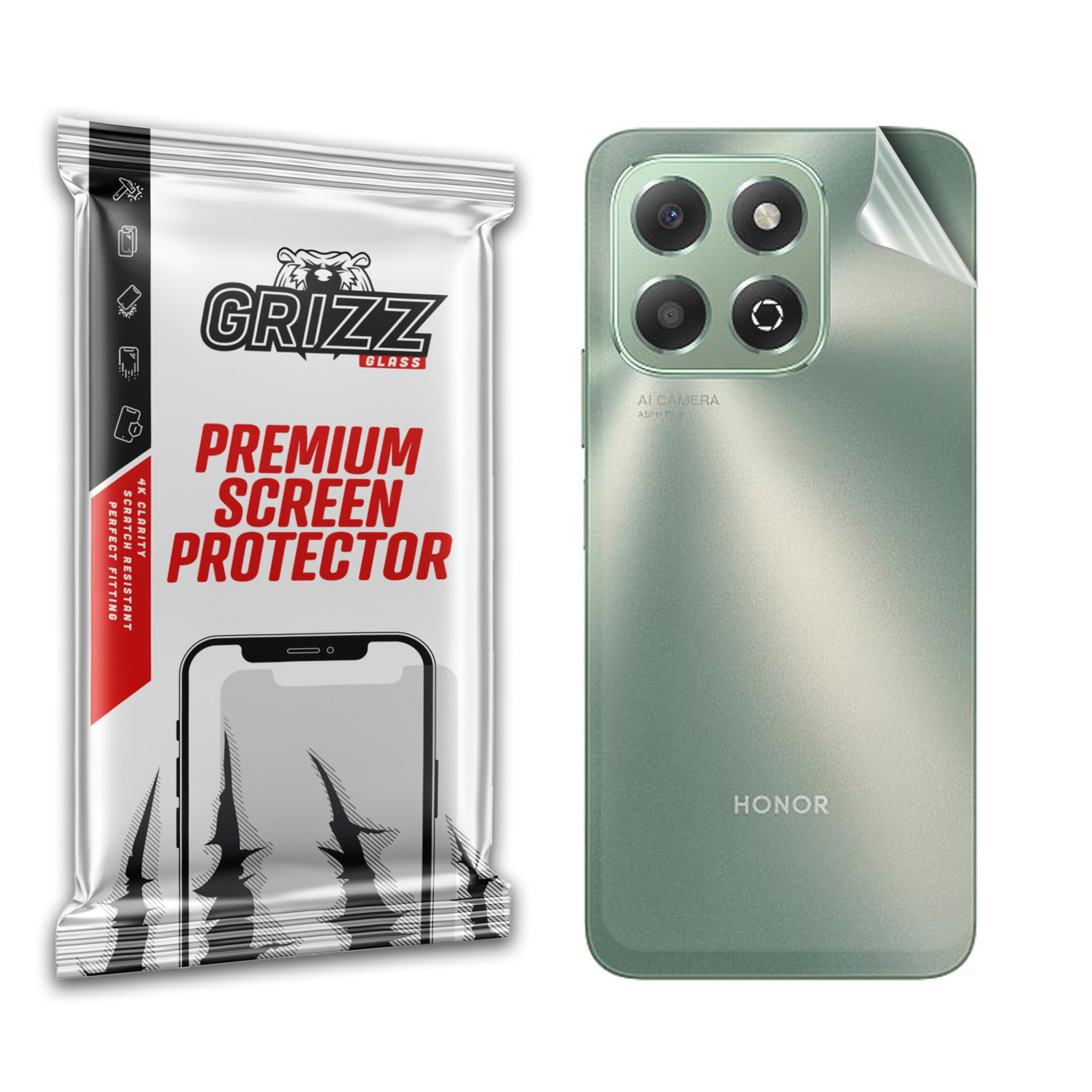 GrizzGlass SatinSkin Honor X6b