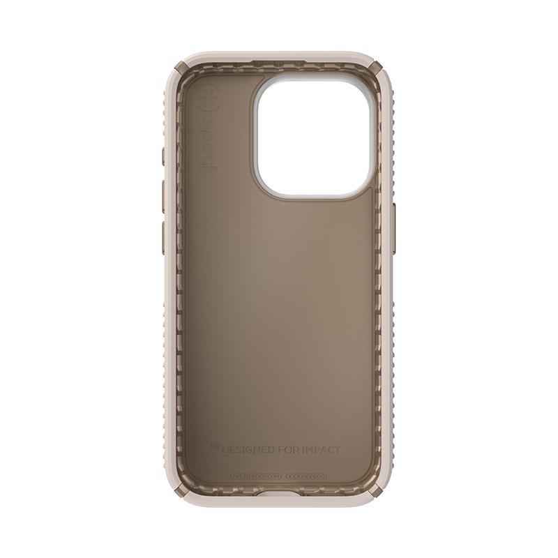 Speck Presidio2 Grip Apple iPhone 15 Pro (Bleached Bone/Heirloom Gold/Hazel Brown)