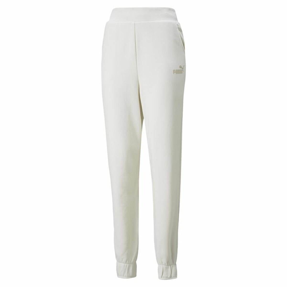 Long Sports Trousers Puma Embroidery High Moutain White Lady Long Sports Trousers Puma Embroidery High Moutain White Lady