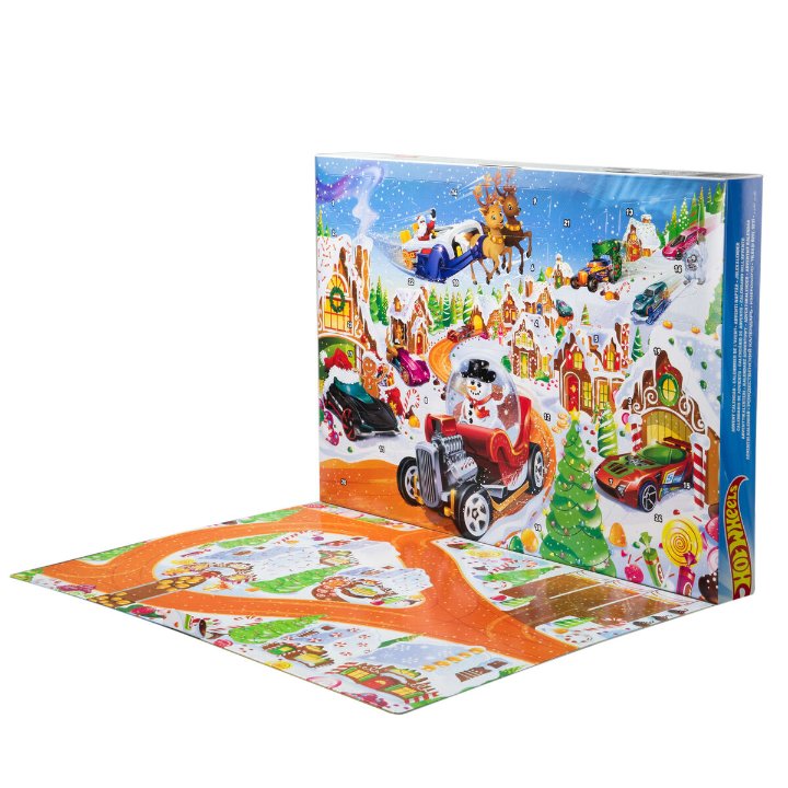 Advent Calendar Hot Wheels Metal Plastic Sports Advent Calendar Hot Wheels Metal Plastic Sports
